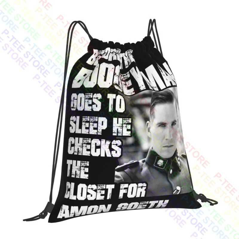 Amon Goeth Ralph Fiennes Schindlers List Boogeyman Drawstring Bags Gym Bag Fashion New Style Gymnast Bag Riding Backpack