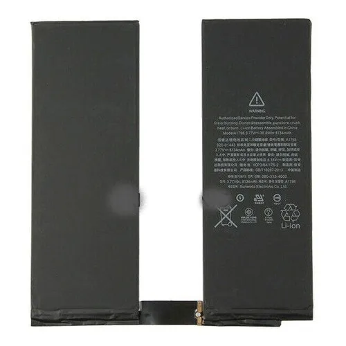 Battery For IPAD Pro 10.5 A1701 A1709 A1852 A1798 8134mAh