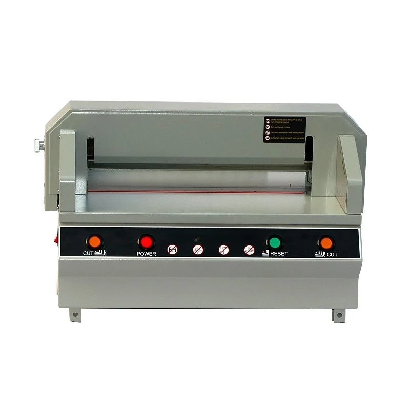 T-450VG + Desktop Electric Paper Cutter Tender Document Paper Cutting Semi-automatic Certificate Cutter Office Graphics