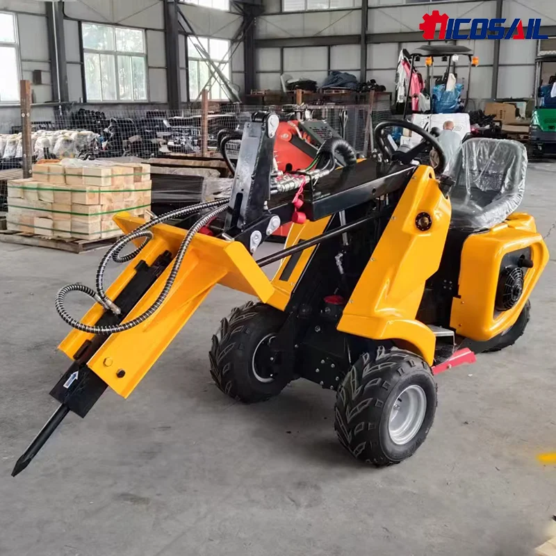 

Customized 3-Wheel Mini Skid Steer Loader with Yanmar Engine Front Loader Crawler Bucket 1-Year Warranty New Condition 4x4