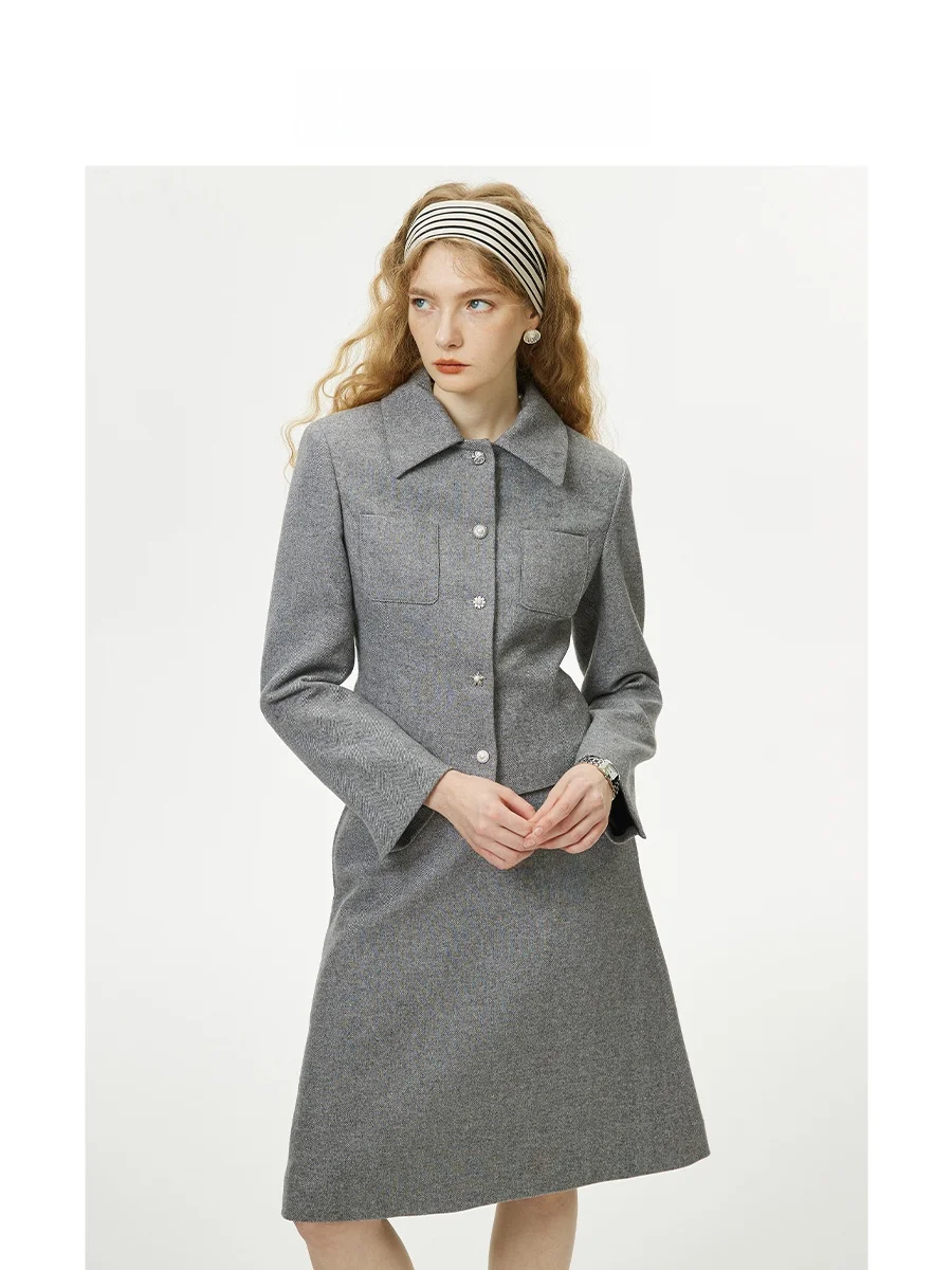 

Женский приталенный пиджак Ele Havehas Commuter Slim Fit с узором Fibone и эффектом утягивания талии для весеннего сезона