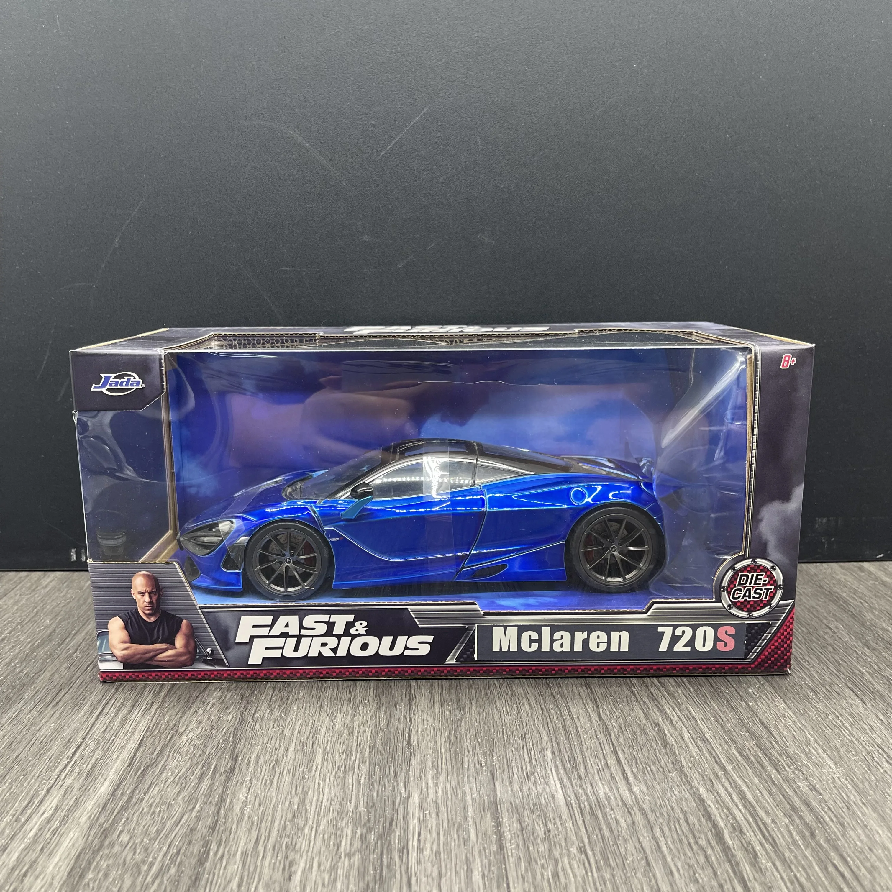 Jada Toys Fast & Furious Presents: Hobbs & Shaw Hobbs\' 1:24 McLaren 720S Die-cast Car Toy for Kids and Adults