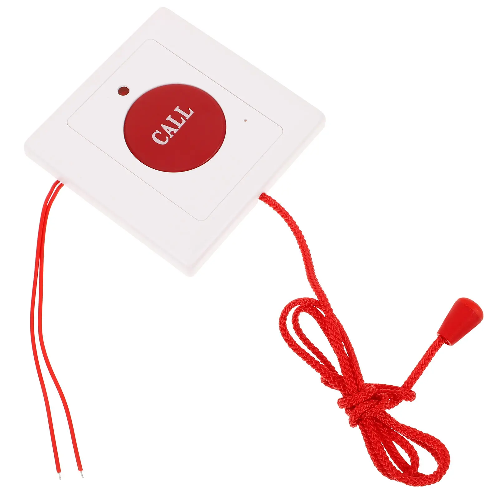 Pull Rope Sos Emergency Call Button Wall Mount for Elderly Patients Seniors Immediate Distress Signal Alarm System Easy Install