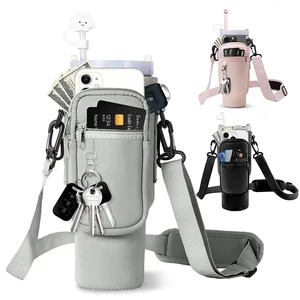 Wasserflaschenabdeckung kann Crossbody, Schutzabdeckung, Beutel zum Tragen von Wasserflasche mit Tasche, Flaschenhalter, Bag mit adj sein 6 Hauptverkauf Tapa Flasche - №1