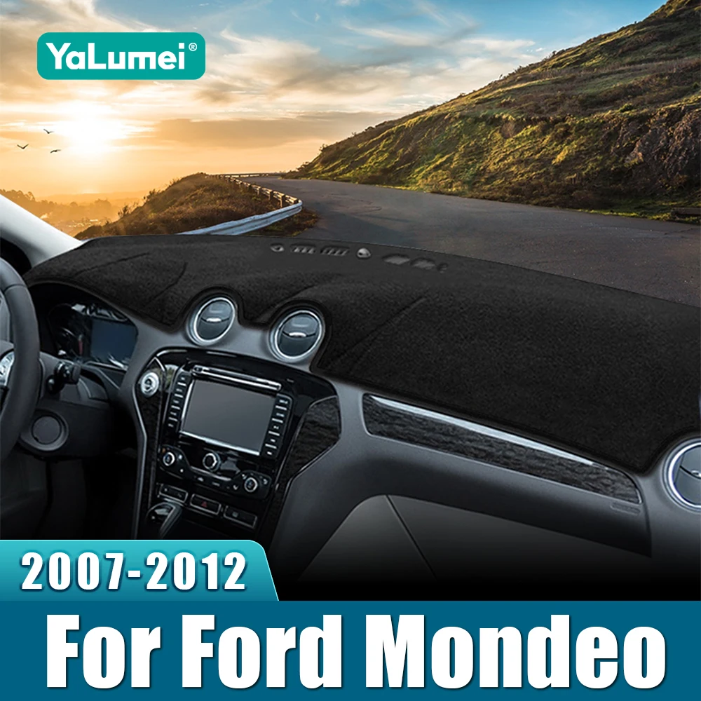 

Для Ford Mondeo MK4 2007 2008 2009 2010 2011 2012 левый автомобильный солнцезащитный козырек на приборной панели, нескользящий коврик для стола, аксессуары