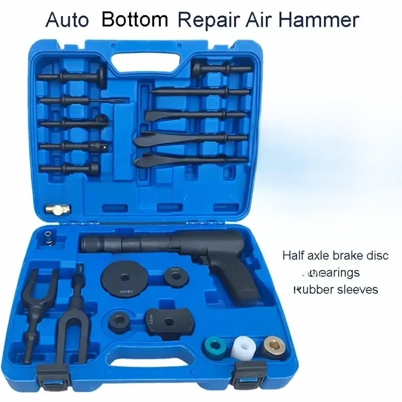 Concrete Breaker Ball Joint Auto Repair Set Remover Flat Point Chisel Plane Hammer Kit Pneumatic Separating Fork