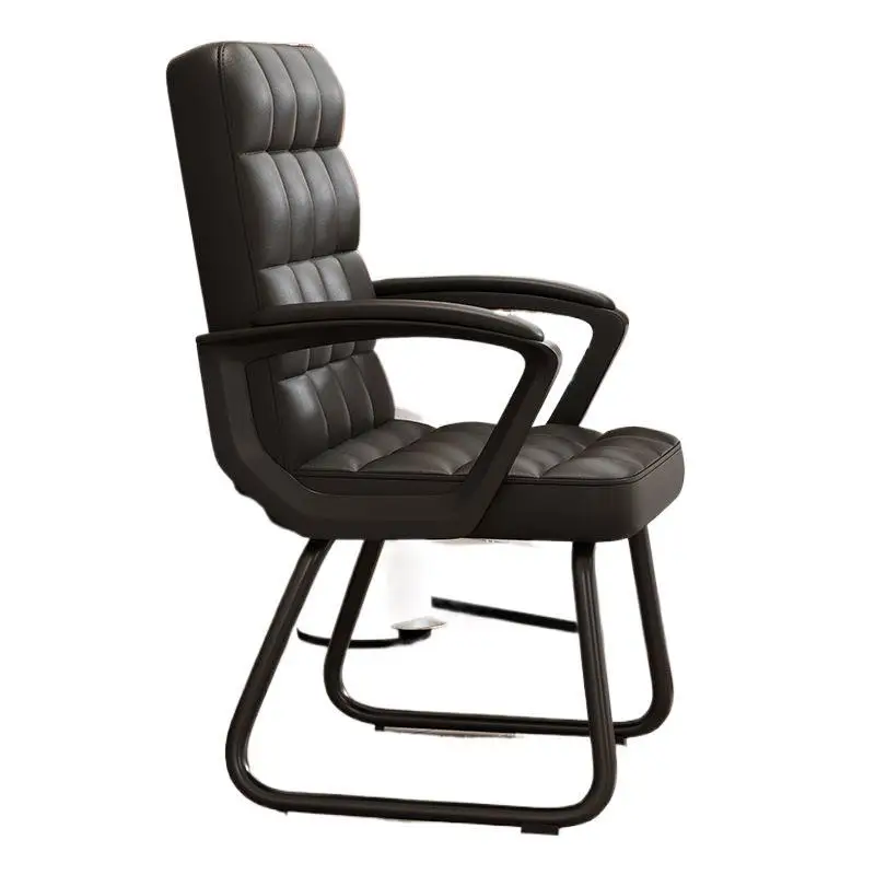 

Office chair Comfortable sedentary conference room staff arched computer chair Household simple modern backrest mahjong seat