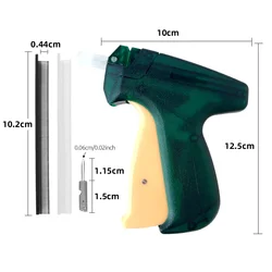 Mini Stitch Gun Kit for Clothes, Micro Tag Gun, Fine Sewing Tool, Speedy Clothing Fixer with Needle Fasteners, Multi Color
