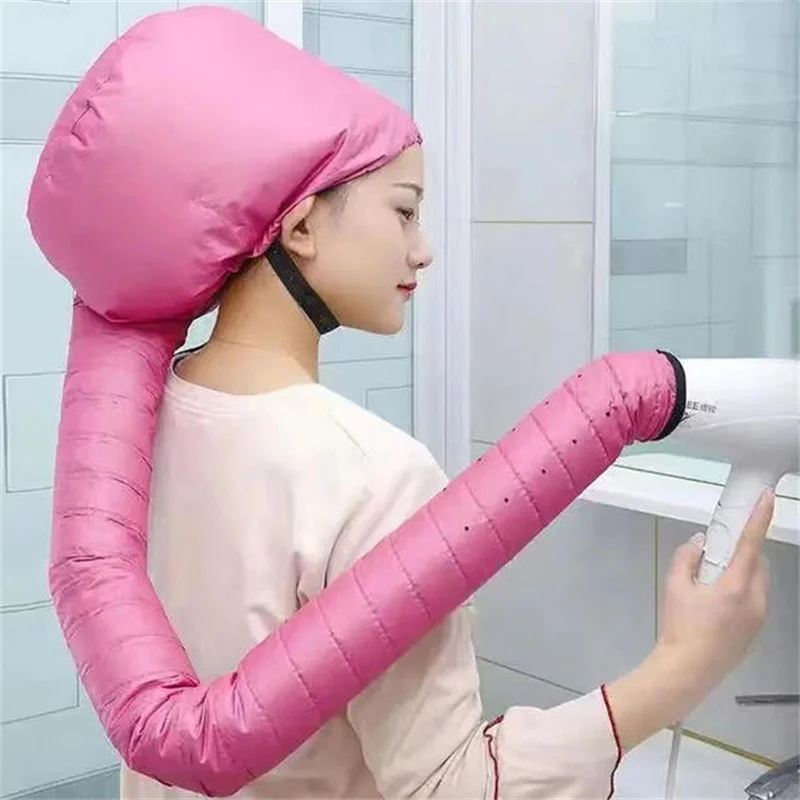 1PC Adjustable Hair Drying Cap Warm Air Hair Dryer Hood for Perm And Dye Styling Home Hairdressing Salon Tool