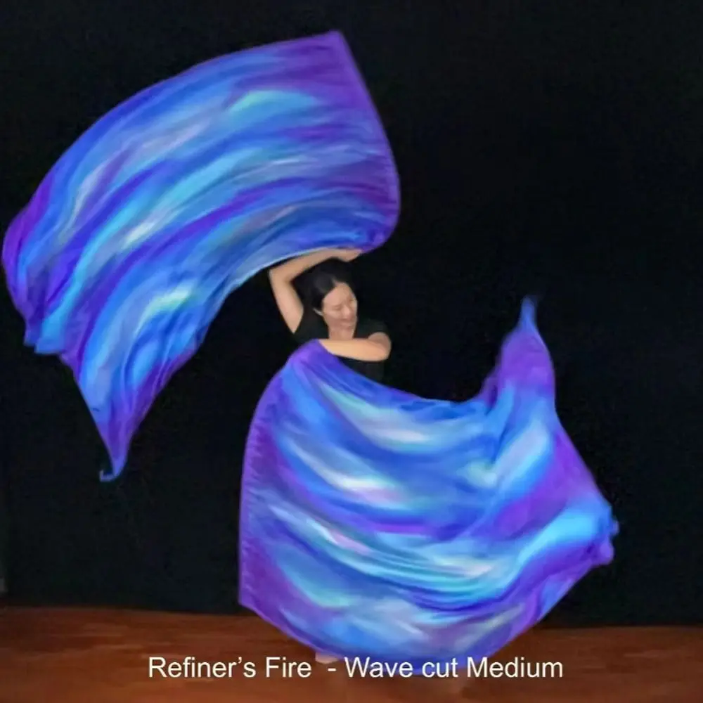 مع أعواد تلسكوبية لإكسسوارات الرقص الشرقي، قضبان قابلة للتطوير، أعلام نصف دائرية متعددة الألوان، خفيفة الوزن ومحمولة