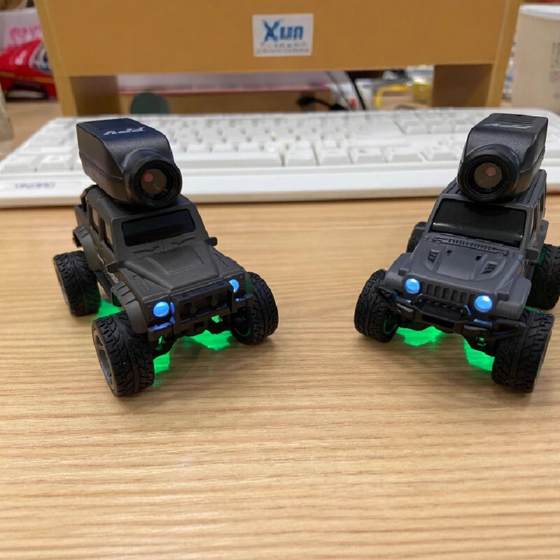 新製品 1:64 オフロードSUV ラングラー 合金製 ラジコンカー カメラ伝送機能付き RC アプリ操作可能