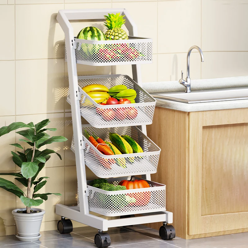 

Кухонная стойка напольная потолочная Многоуровневая многофункциональная Бытовая стойка для хранения