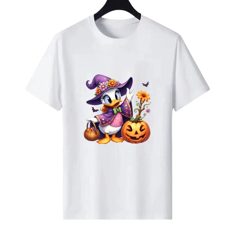 ديزني ميكي ماوس عادية الأسود الصيف امرأة الوالدين والطفل الملابس السيدات رخيصة Y2k قصيرة الأكمام تي شيرت الرجال بلوزات