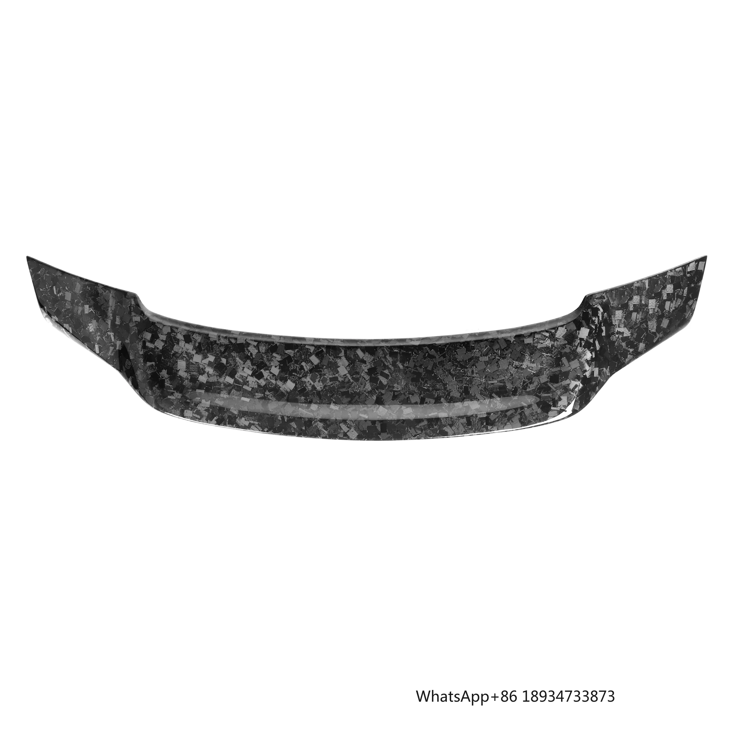 Real Forged Carbon Fiber W218 Spoiler Wings R Style for Mercedes Benz CLS Class W218 2012-2018 W218 Spoiler