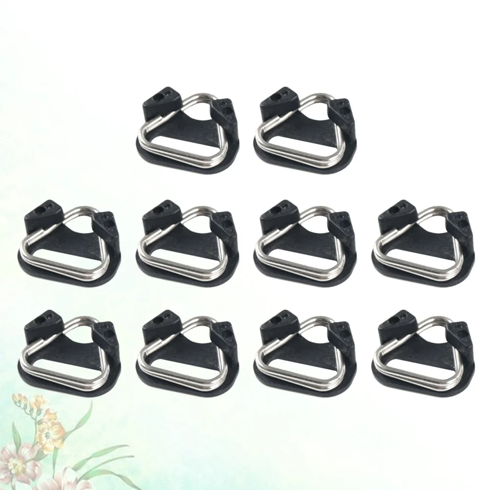 

10Pcs Camera Strap Accessories Metal Buckle Adapter for Camera with Round Hole Heavy Duty Lightweight Strap Connector for Secure