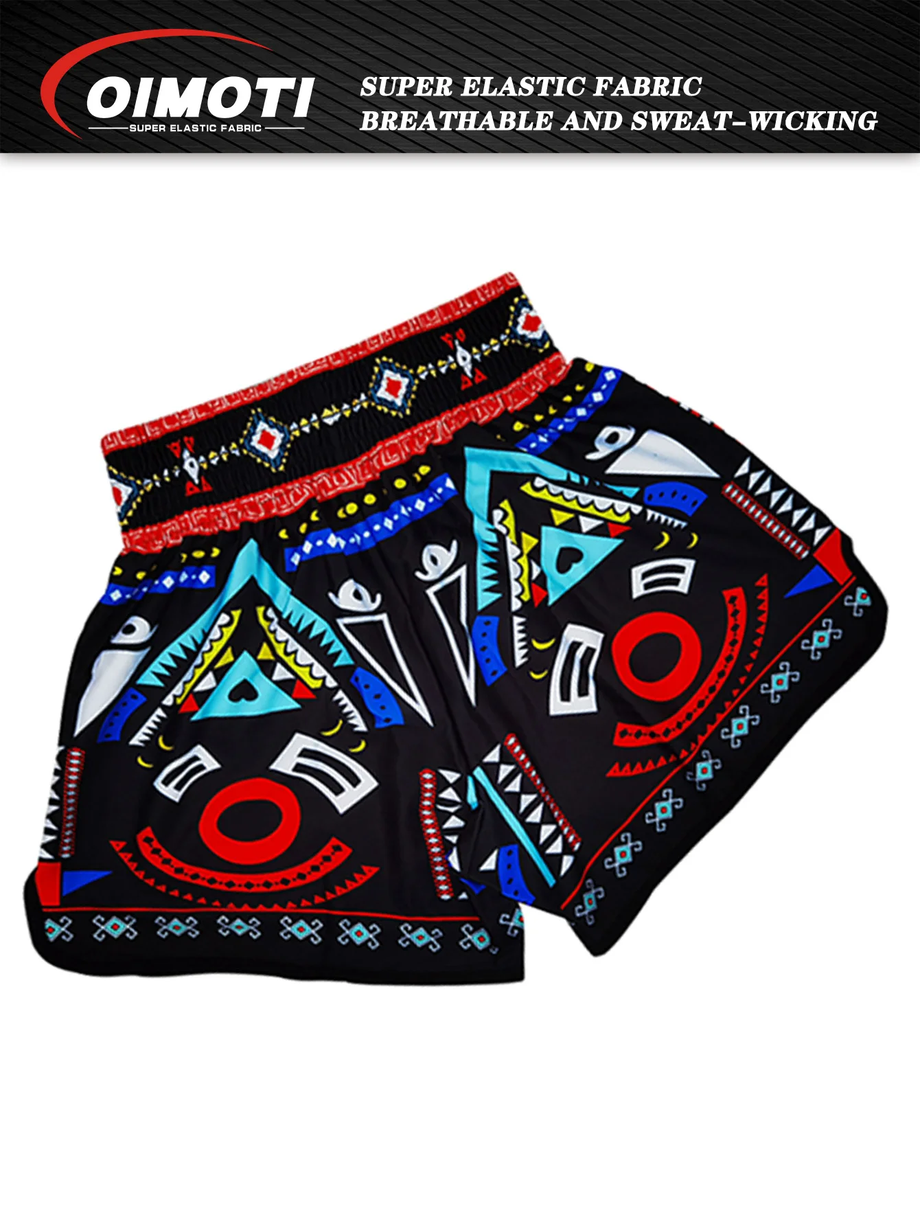 Loose Super Elastic Quick-Drying Fabric Boxing Shorts, Loose Pants, High waist shorts, Sports Shorts