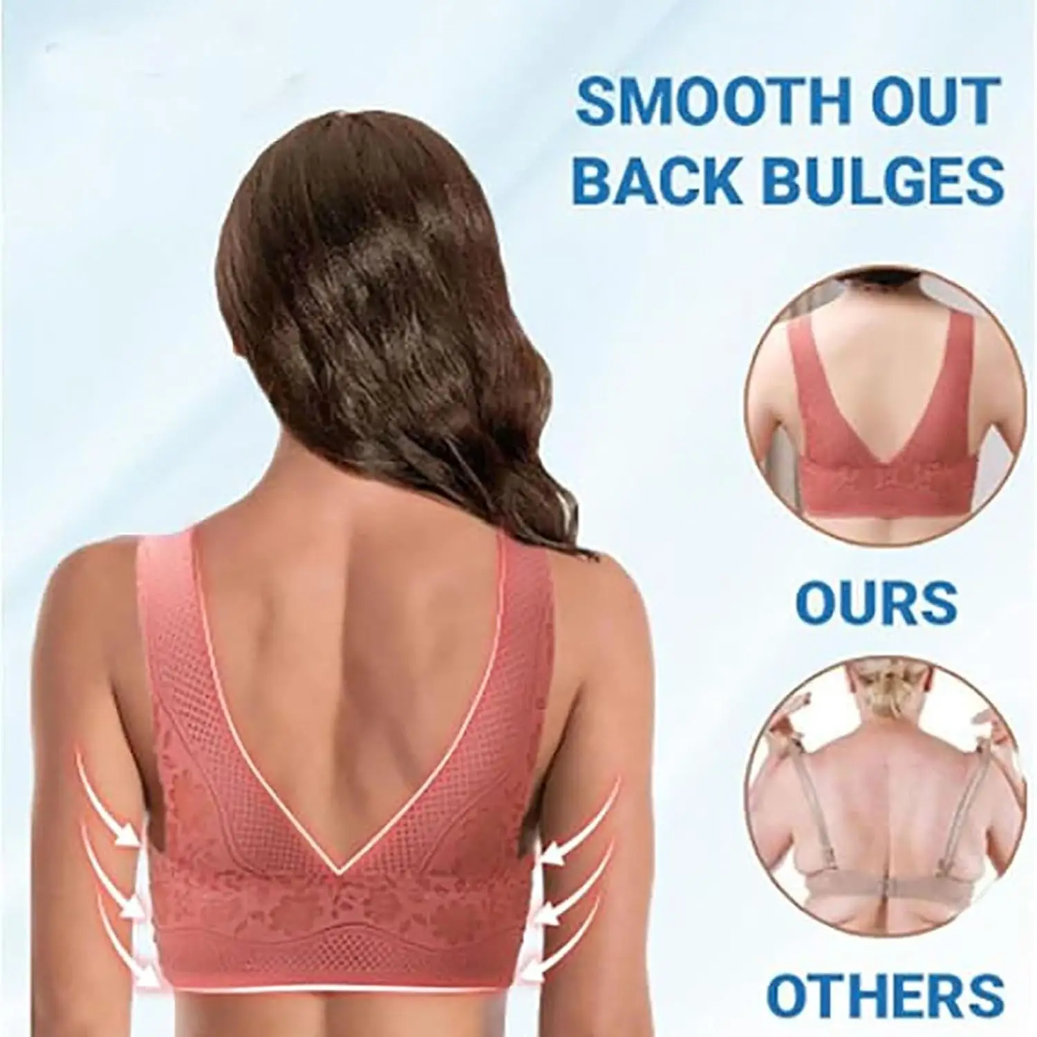 ผู้หญิง Orthopedic Anti-Sagging Bra Bras สําหรับอาวุโสผู้หญิงท่าทาง Correcting Bra Breathable Push up Bras