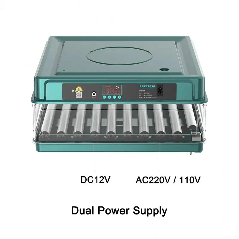 Eierinkubator mit automatischer Temperatur, Fabrik, bester Preis, 15/30/48/70/130 Stück, Mini-Automatik-Wasserversorgung, Hühnerei-Inkubator
