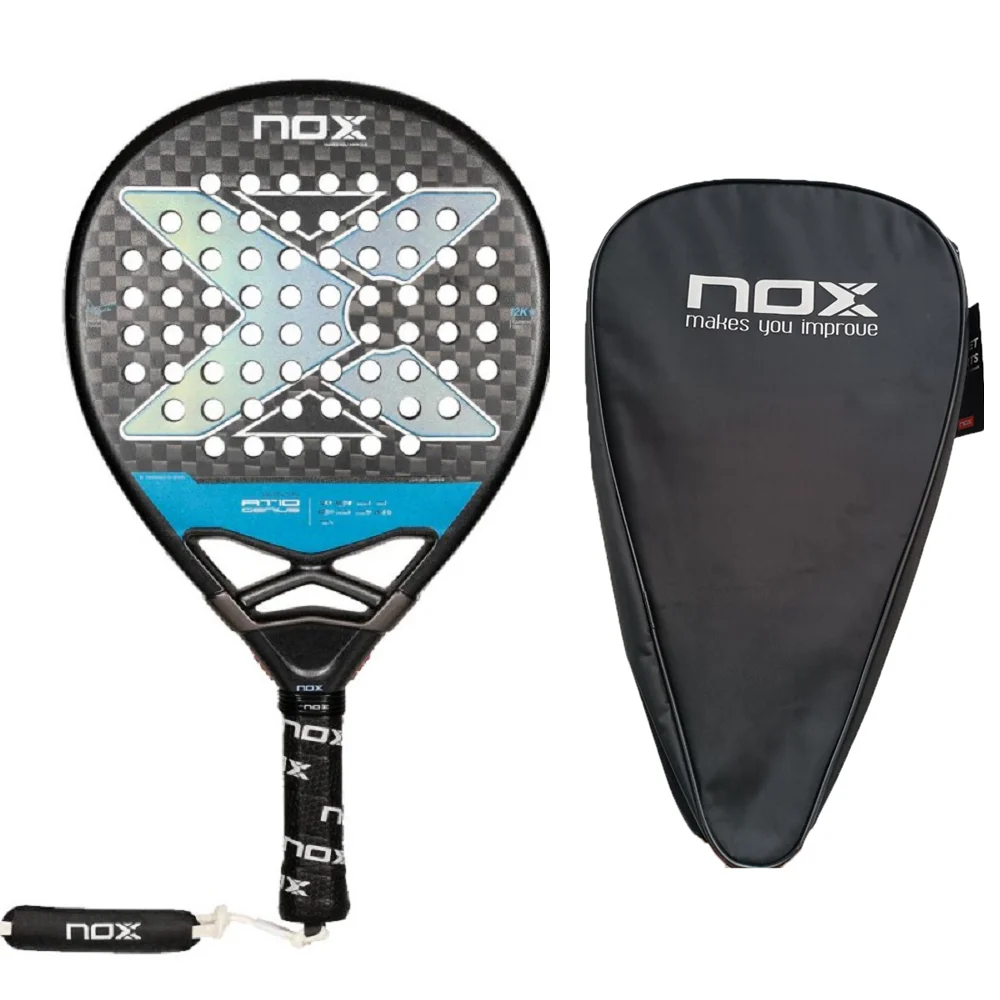 Padel Tennis racquet 3K 16K 18K carbon fiber soft EVA surface round, suitable for men and women training accessories