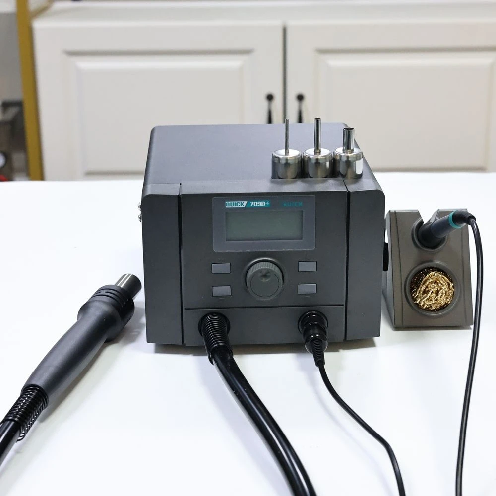 Сварочный стол для паяльника QUICk 709D + 2-в-1, мощный сварочный стол для разборки термофена
