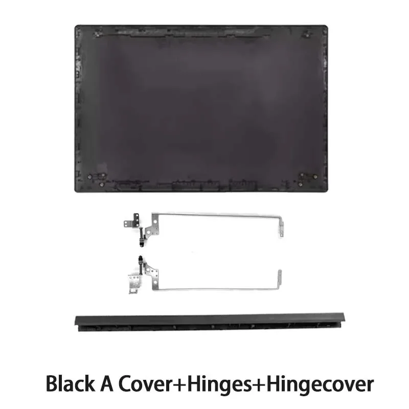 Repalce Cover For Ideapad 330-15ICH Laptop LCD Screen Back Cover Front Bezel Hinges Hinge Cover Black/Silver 15.6 Inch Case