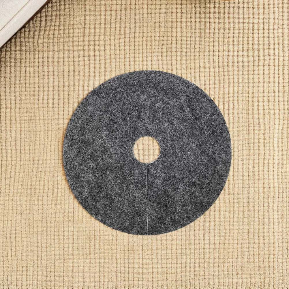 

10pcs Flower Pot Mat 28Cm Thickened Nonwoven Mulch Ring For Garden Plant Root Protection Landscape Fabric Barrier Round Tree