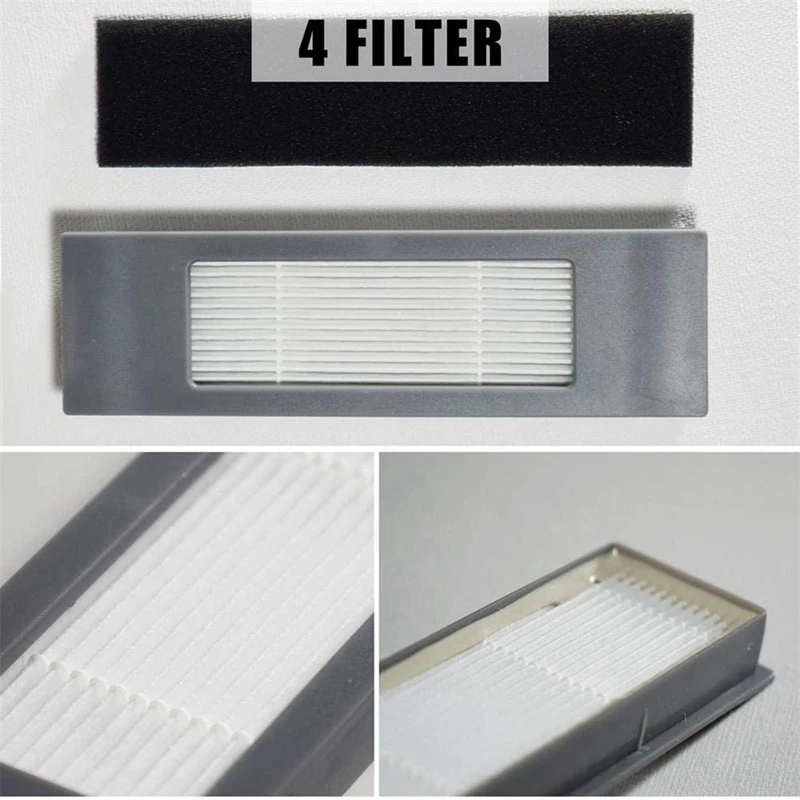 Hepa Filter Hauptseiten bürste Mopptuch für Yeedi 2 Hybrid Staubsauger Ersatzteile