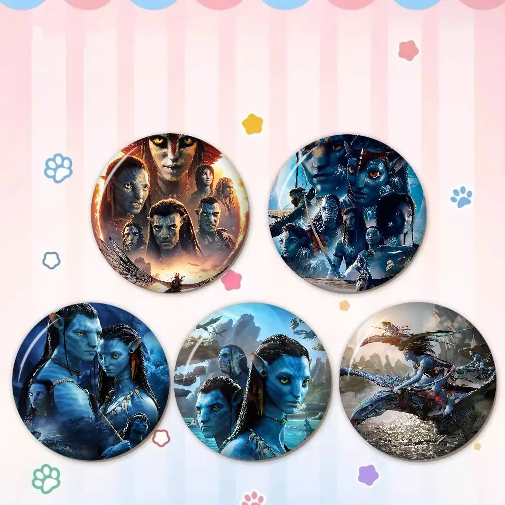 

Movie Avatar Customizable Soft Button Pin For Women Creative Jewelry Funny Badge Cartoon Lover Hat