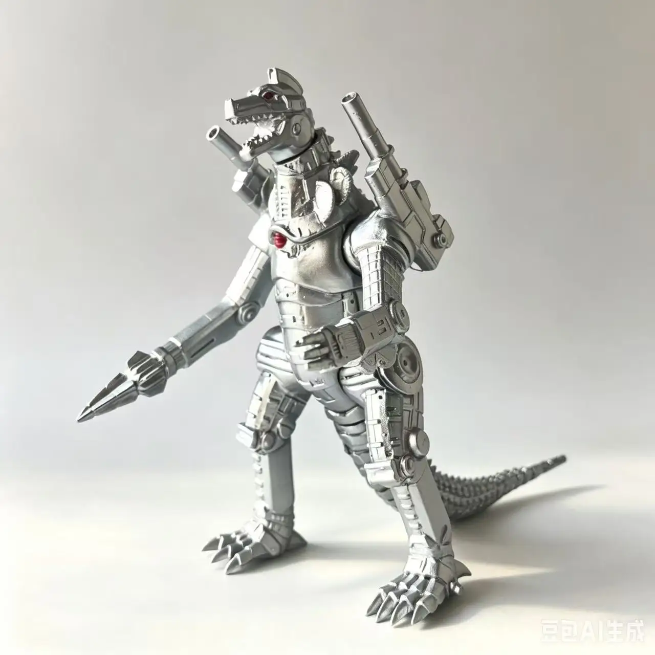 19cm Cannon Mecha Godzilla Series Gold Silver Machine Godzilla Action Figure PVC Model Collectible Toys Kid Christmas Gift