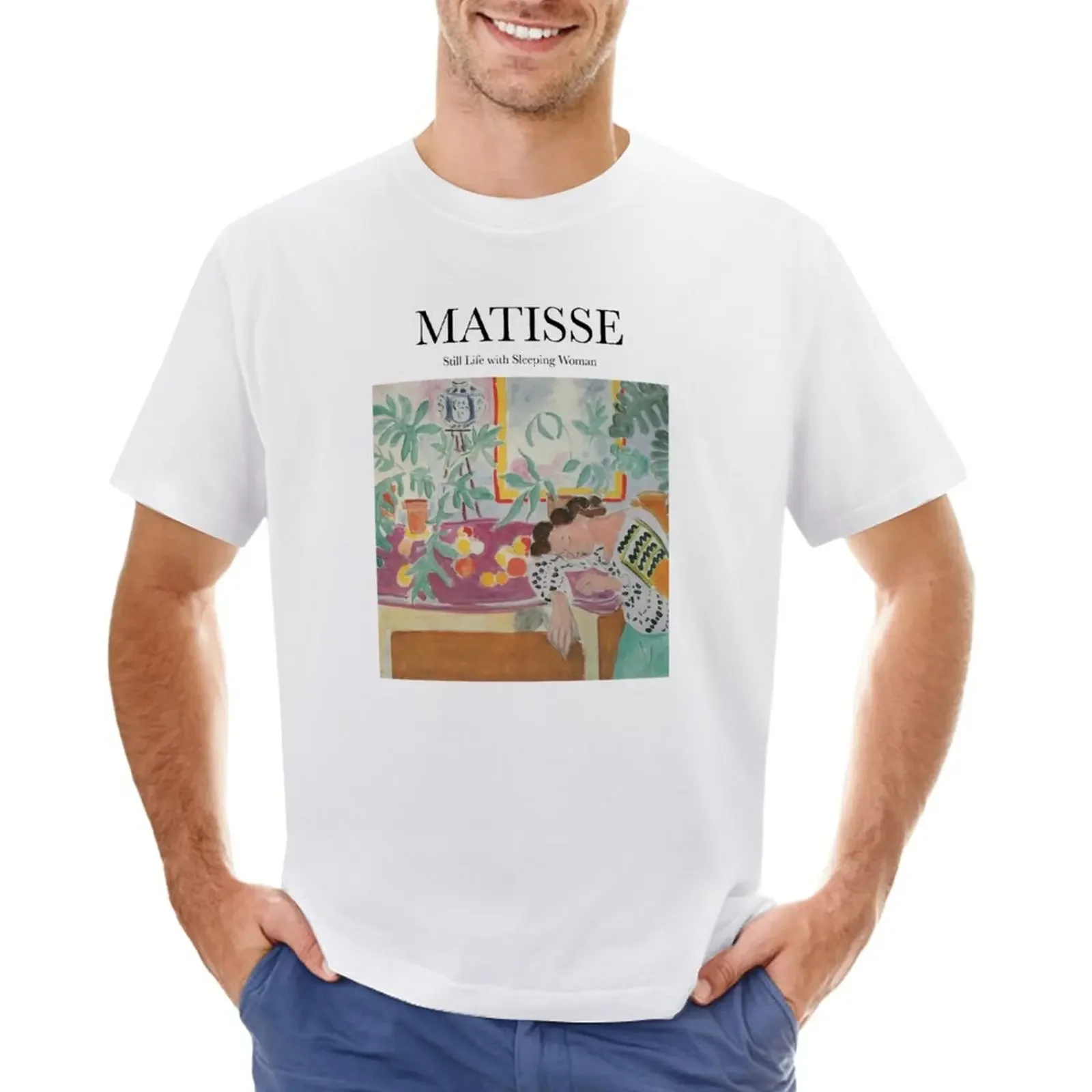 

Matisse - Still Life with Sleeping Woman T-Shirt quick-drying Short sleeve tee plus size tops T-shirt men