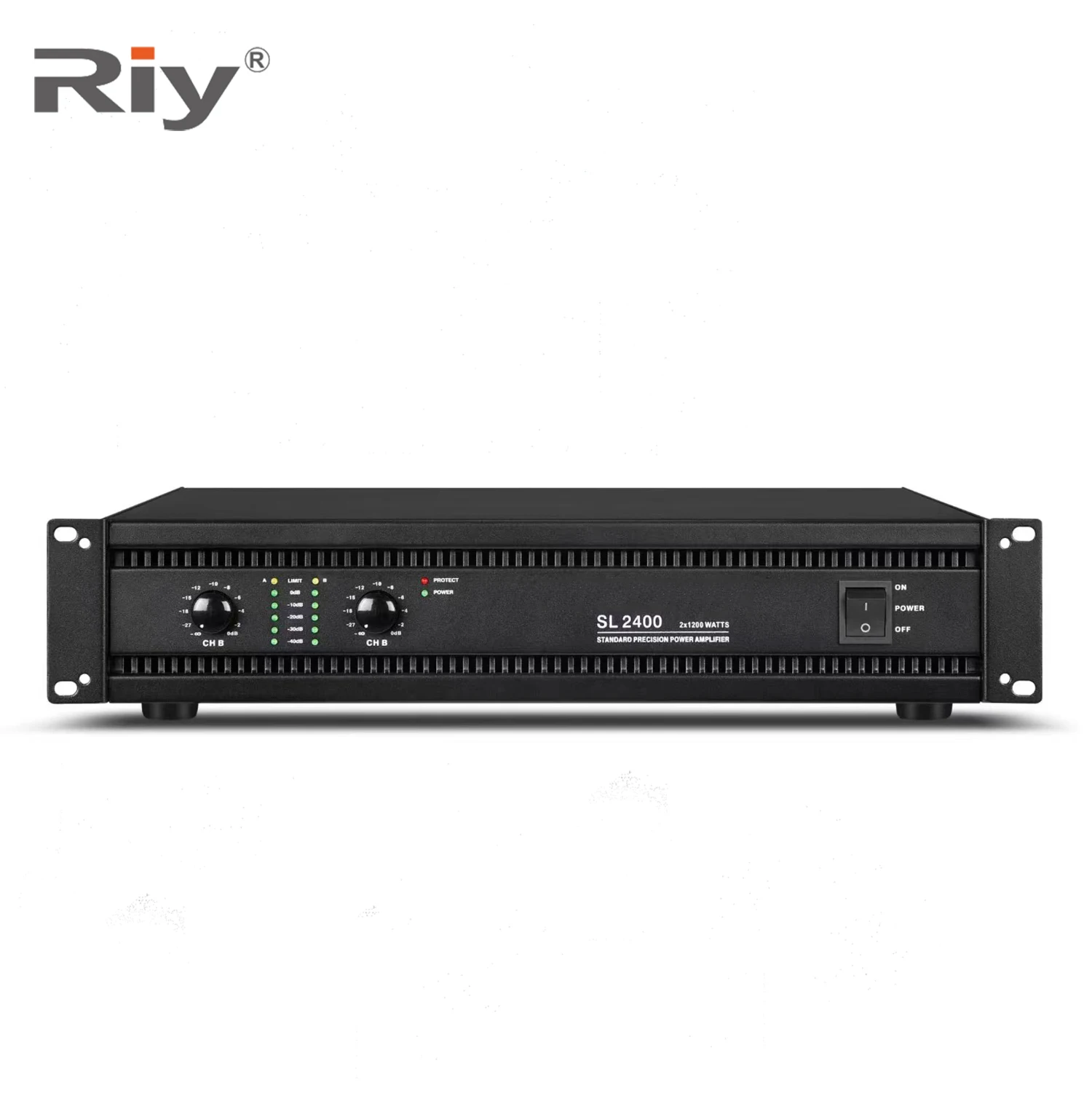 SL2400 Hot Sale 2U 2-Channel Outdoor Stage Power Amplifier Subwoofer Aluminum 800/1000/1200/2000/3000W Passive Metal Shell