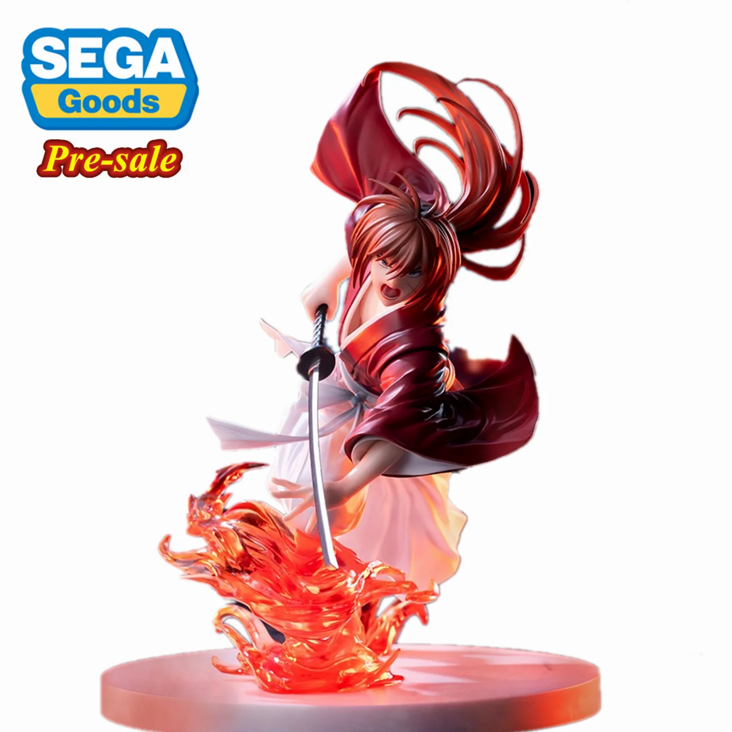 

Оригинальные игрушки SEGA Luminasta Rurouni Kenshin Himura Kenshin Аниме фигурки из ПВХ Коллекционная фигурка подарок на день рождения