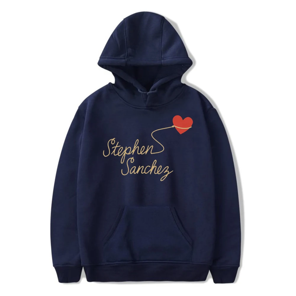 Stephen Sanchez Merch Hoodie Lange Mouw Vrouwen Capuchon Sweatshirt Casual Stijl Mode Kleding