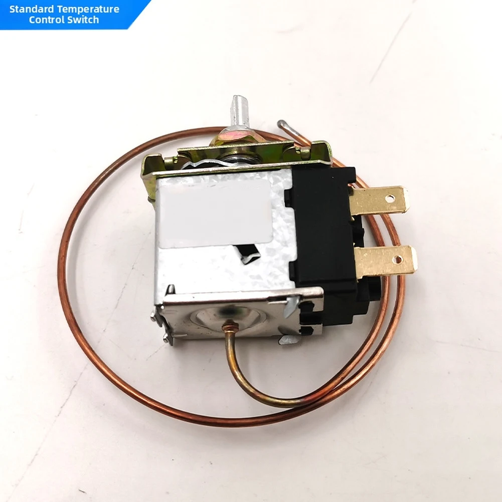 Car Air Conditioning Thermostat 12V 24V Mechanical For Temperature Control Switch Adjustable Sensor With Metal Housing And Coppe