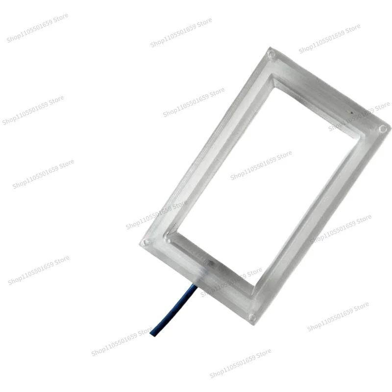 For rectangular annular proximity switch metal sensor, detect iron, copper, stainless steel and other metals, the inner hole can