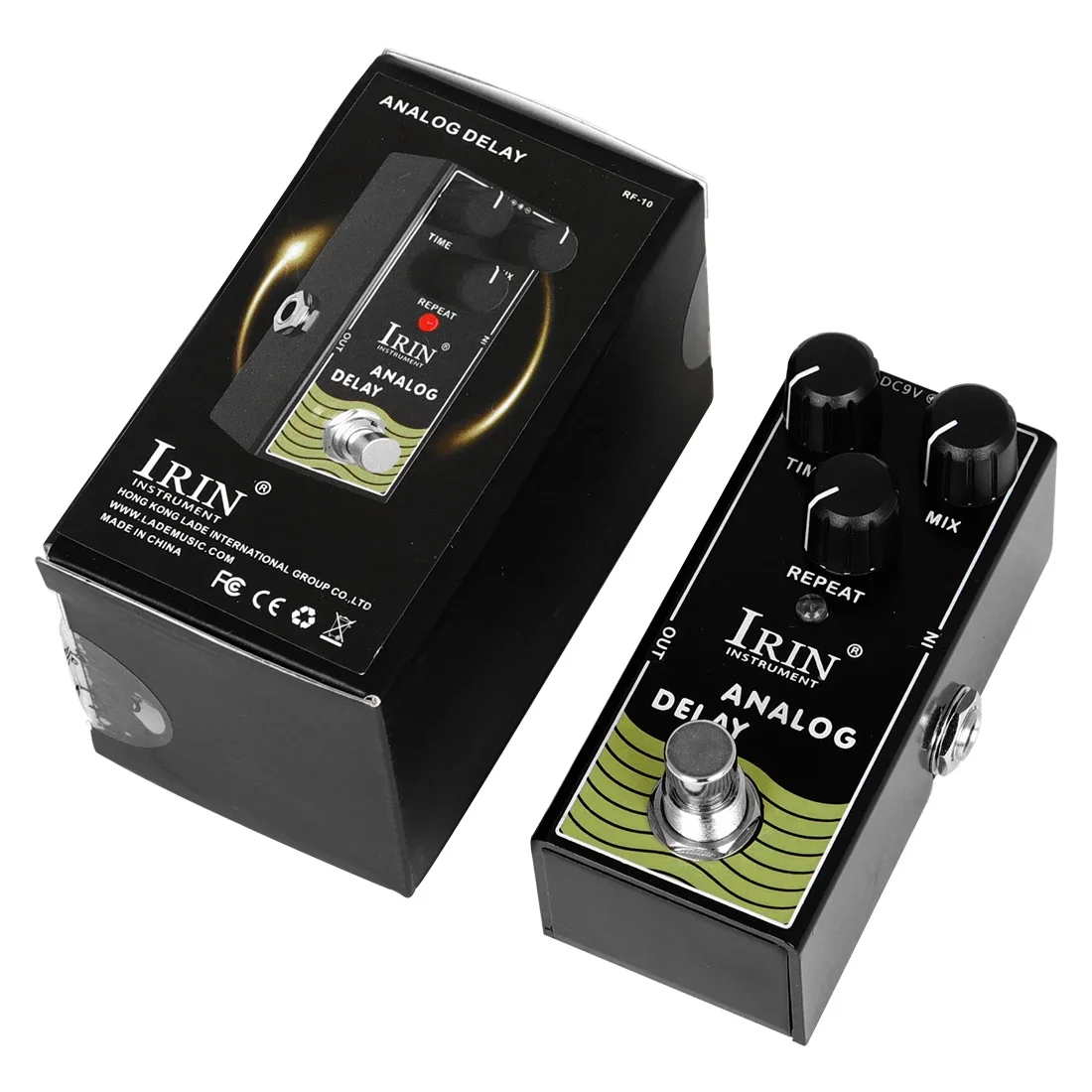 IRIN RF-10 ANALOG DELAY Guitar Effect Pedal Digital Delay True Bypass Electric Guitar Effect Pedal Guitar Parts & Accessories