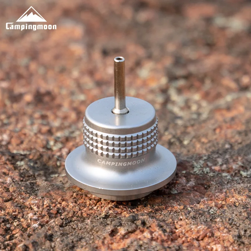 Adaptador de tanques de gás Campingmoon Z38 Adaptador de isqueiro de recarga de tanque de gás plano