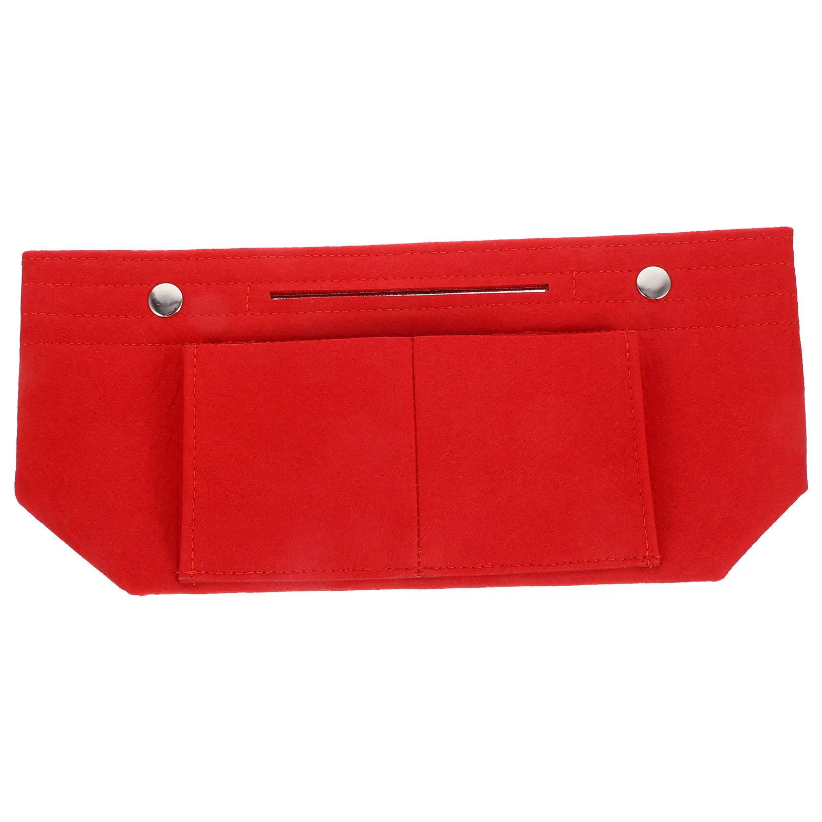 Multi-Functional Cosmetics Bag Large Capacity Felt Liner Handbag Clutch Organizer Foldable Storage Sundries Inner Liner Random