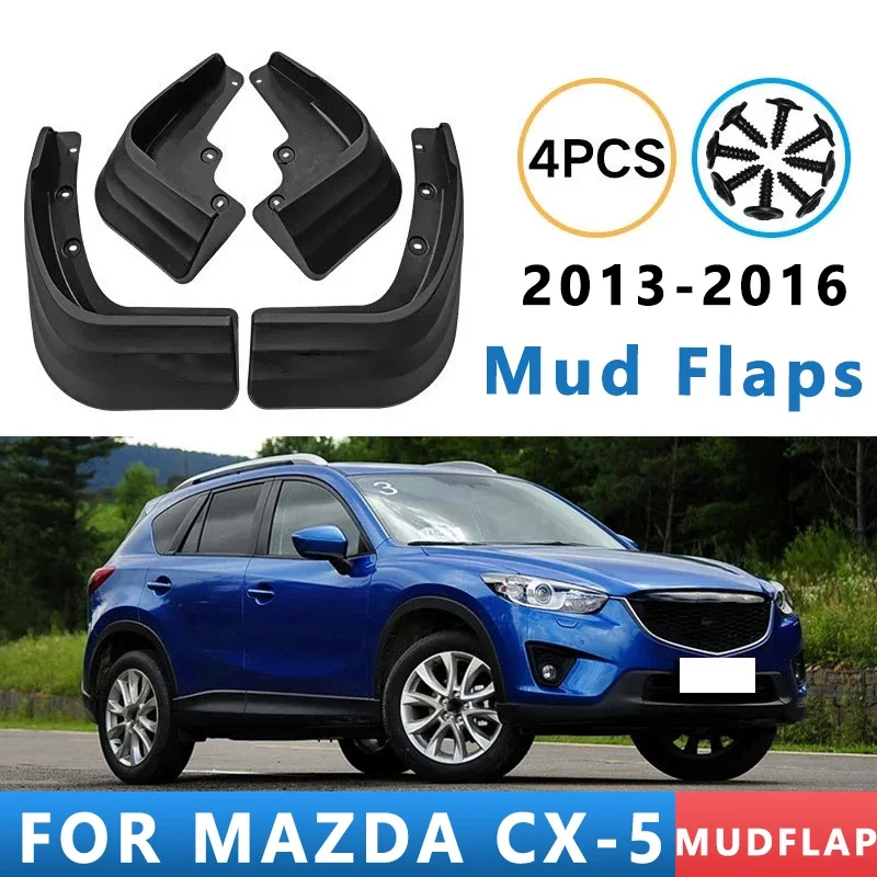 

Mud Flaps Fit for MAZDA CX-5 2013-2016 2014 2015 Mudguards Tire Fenders Splash Proof Accessories Wheel Guards 4ps