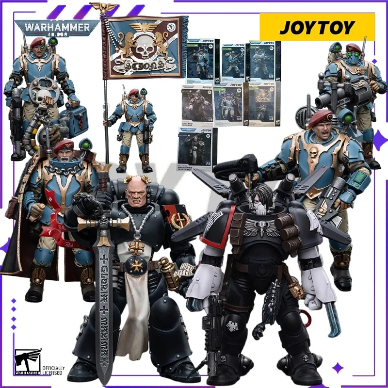 

[In Stock] JOYTOY Original 40K1/18 Mobile Doll Warhammer 40000 Interstellar World Army Storm Command Team Mobile Joint Model Toy