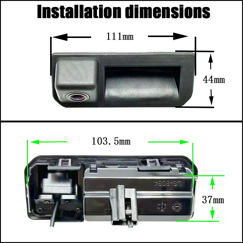 Canbus Dynamic Trajectory Camera For VW JETTA GLI MK7 2019 2020 2021 2022 2023 Parking backup Camera Work With MIB2 NAV Unit