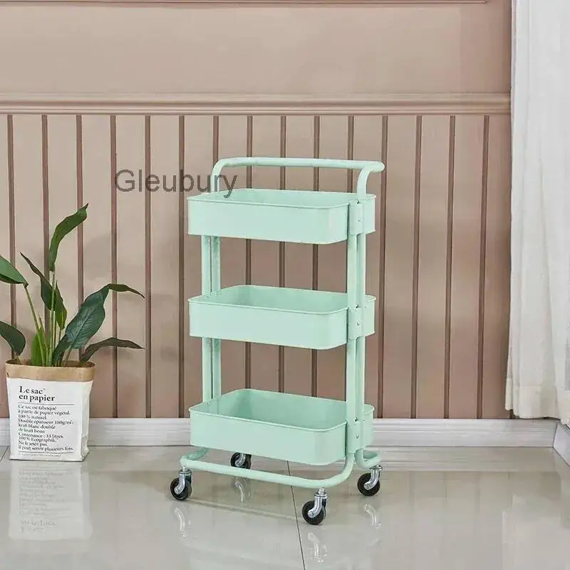 American Style Multifunctional Trolley Storable Barber Shop Designer Trolley Modern Beauty Salon Furniture Skjuta En Vagn HBSC