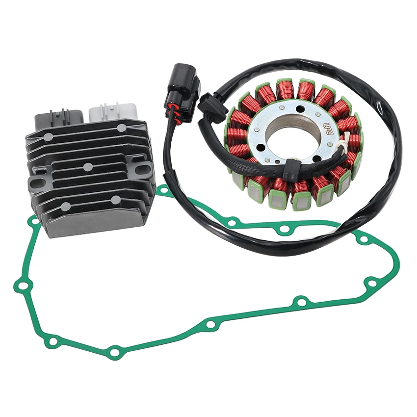 Motorcycle Gasket Generator Cover & Stator Coil & Regulator Rectifier Set For QJ Motor SRV 700 SRK 700 (Euro 5)
