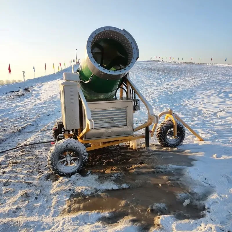 Commercial Snow Making Machine Artificial Snow Ice Maker Ski Resort Snow Cannon for Skiing Place Making Sprayer Manufacturer
