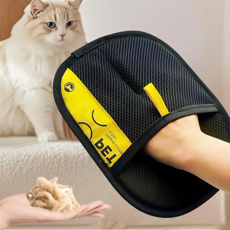 

Household Pet Hair Removal Gloves Electrostatic Pet Hair Remover, Reusable Cat and Dog Hair Remover, suitable for sofas, carpets