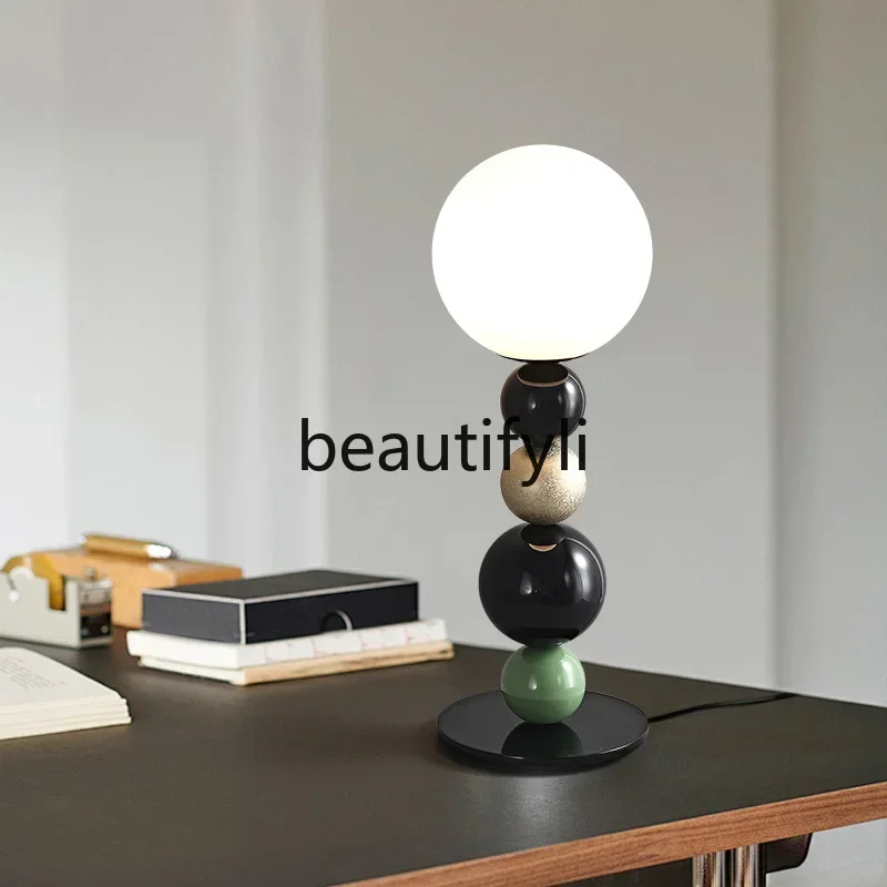 

SS Color bubble desk lamp medieval bag art living room entrance bedroom bedside lamp