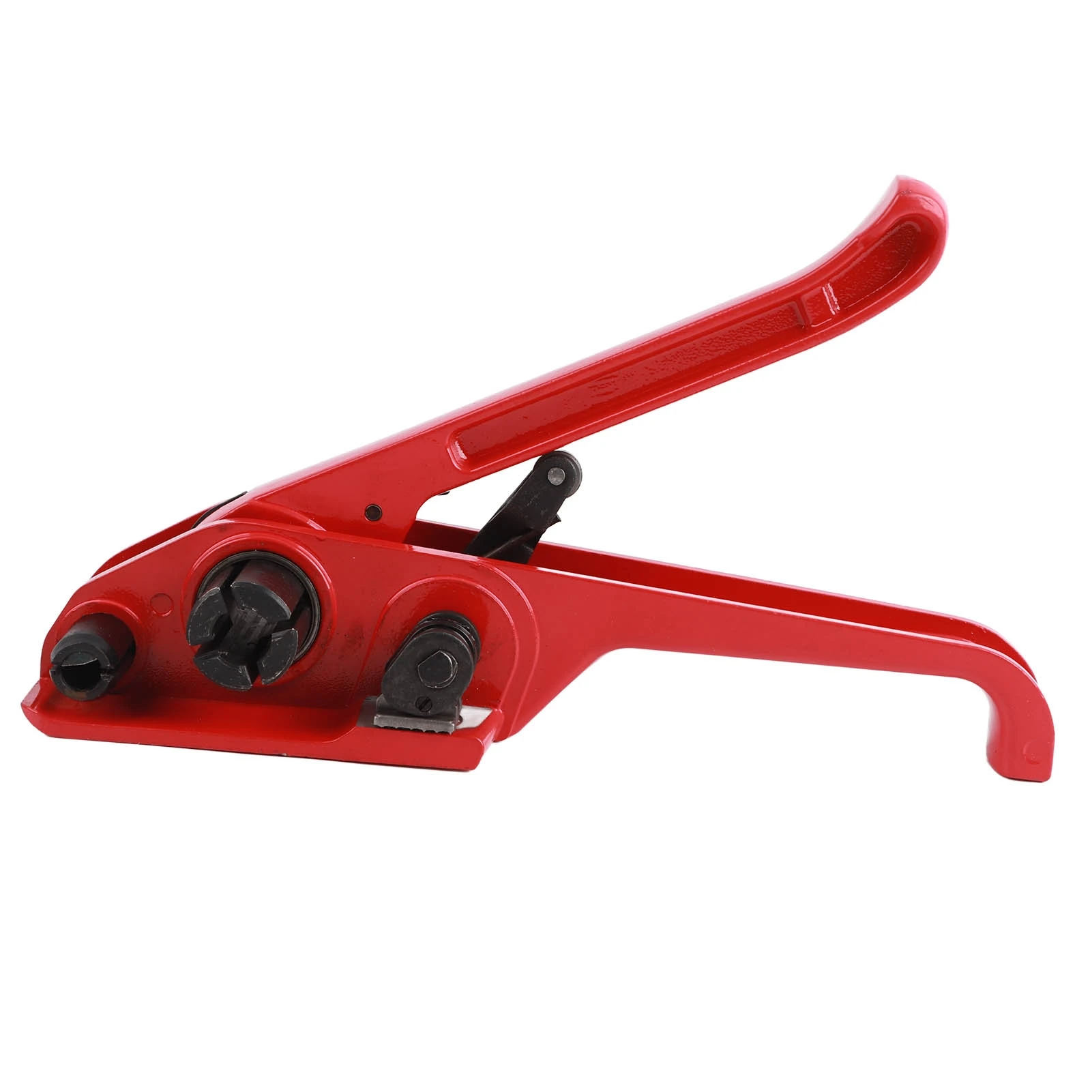 

Plastic Belt Tensioner Manual Pressure Bar Strapping Cutting Machine for 12‑16mm Tape