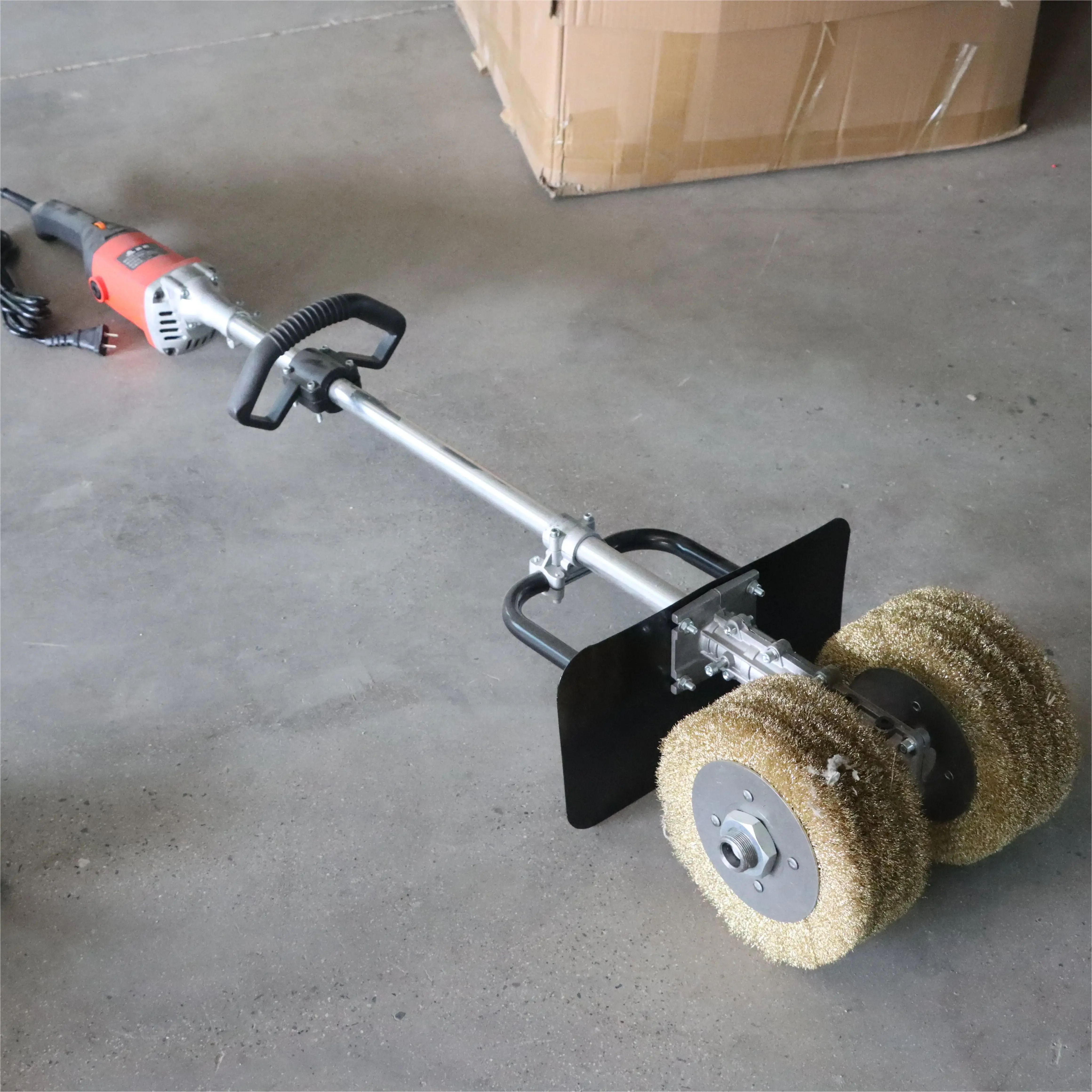 Push Hand Deck Mini Color Steel Roof Rust Removal Polished Machine