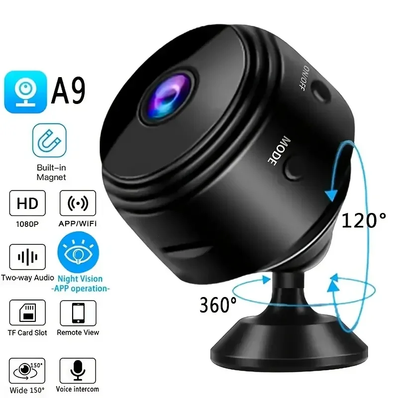 HD 1080P Smart Home Security Camera 2.4G WiFi Camera Night Vision Motion Detection Alarm Baby Monitor Remote Video Surveillance