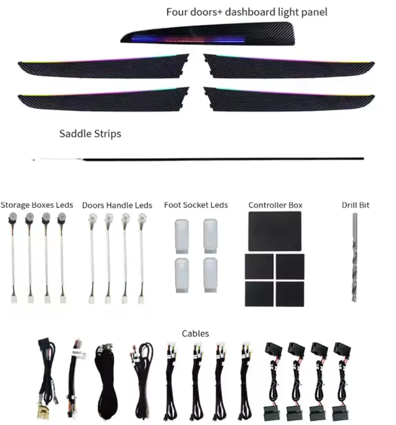 

Ambient Light Is Suitable For Audi Q5 Q5L 2009 2010 2011 2012 2013 2014 2015 2016 Interior Dashboard LED Ambient Light